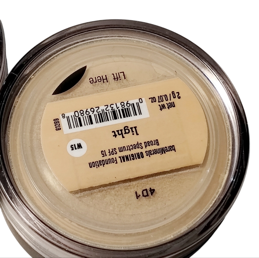 BARE MINERALS Loose Powder Foundation Light‎ Bundle of 2 pcs Beauty W15